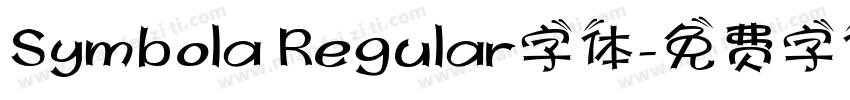 Symbola Regular字体字体转换